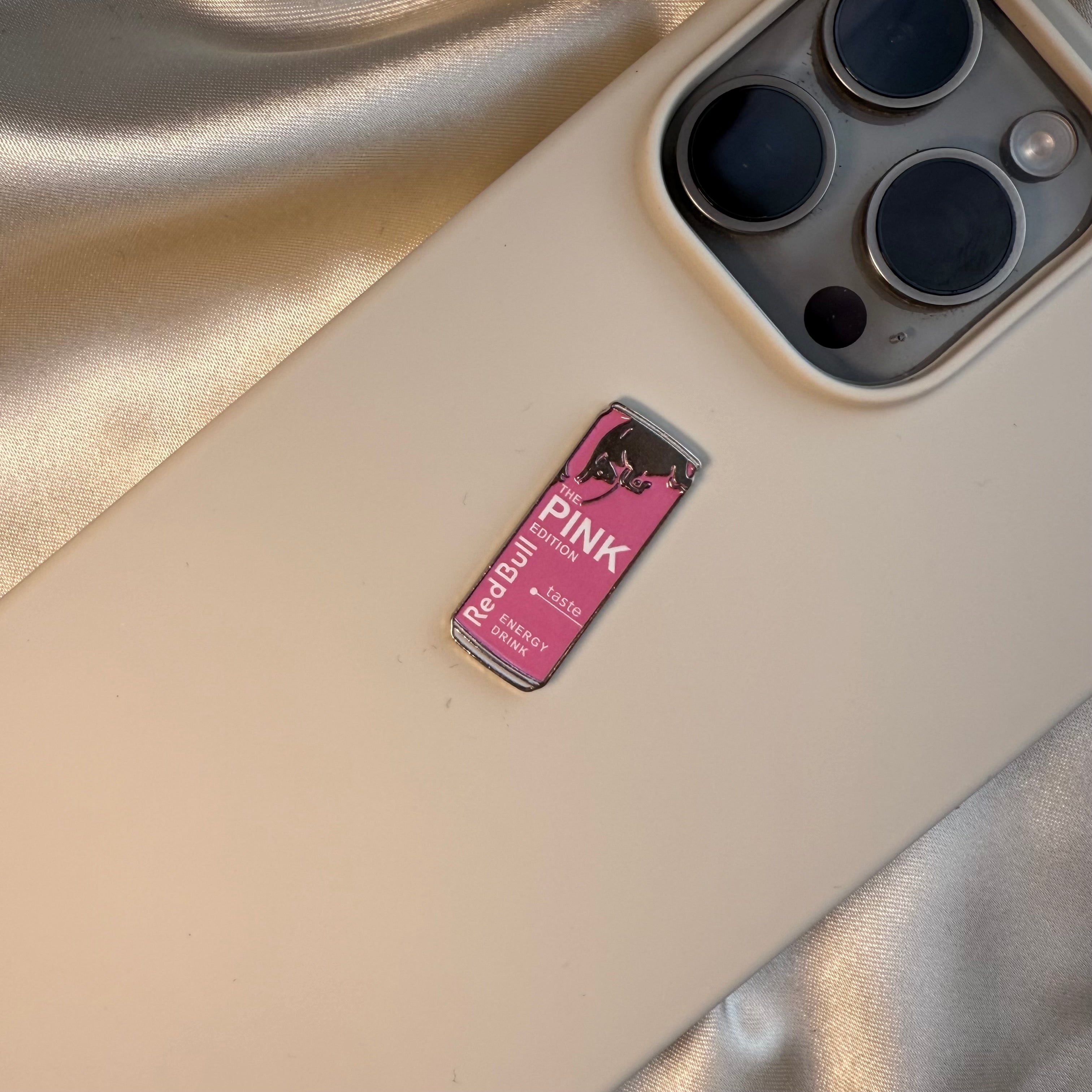Pink Drink - Metal Phone Sticker - CELLAIRÉE