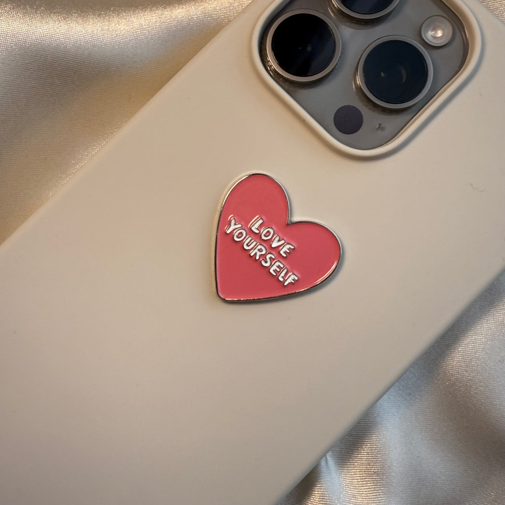 Love Yourself - Metal Phone Sticker - CELLAIRÉE