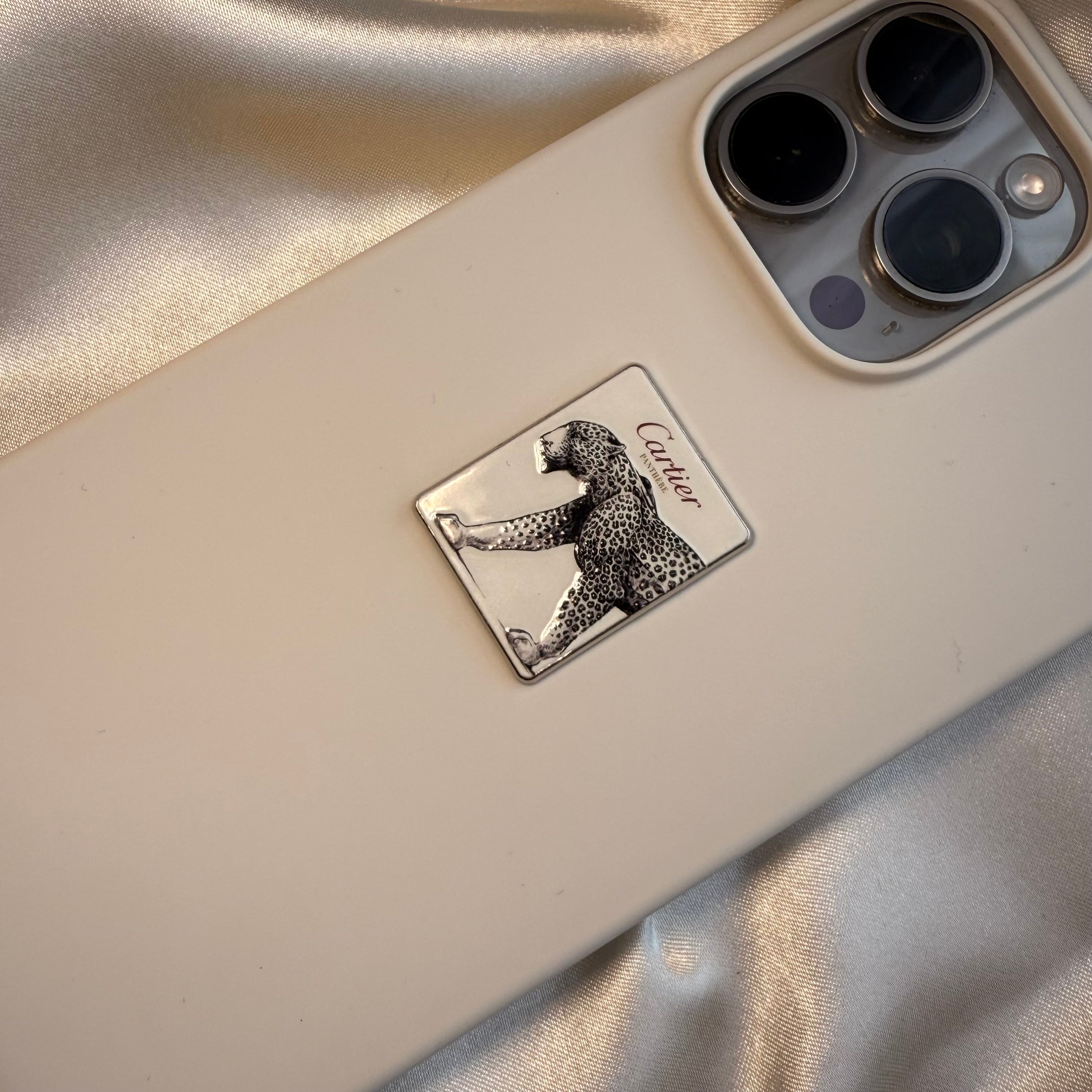 Leopard - Metal Phone Sticker - CELLAIRÉE