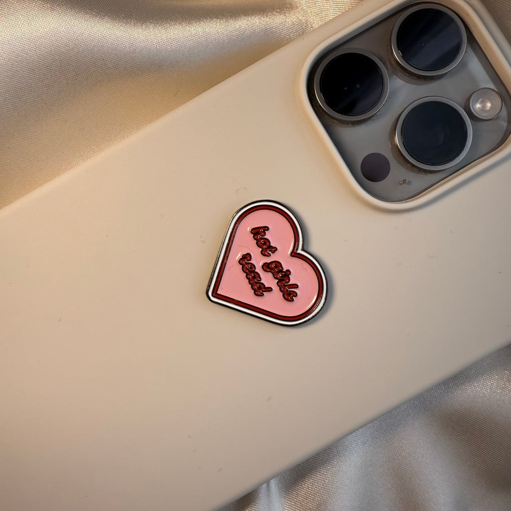 Hot Girls Read - Metal Phone Sticker - CELLAIRÉE