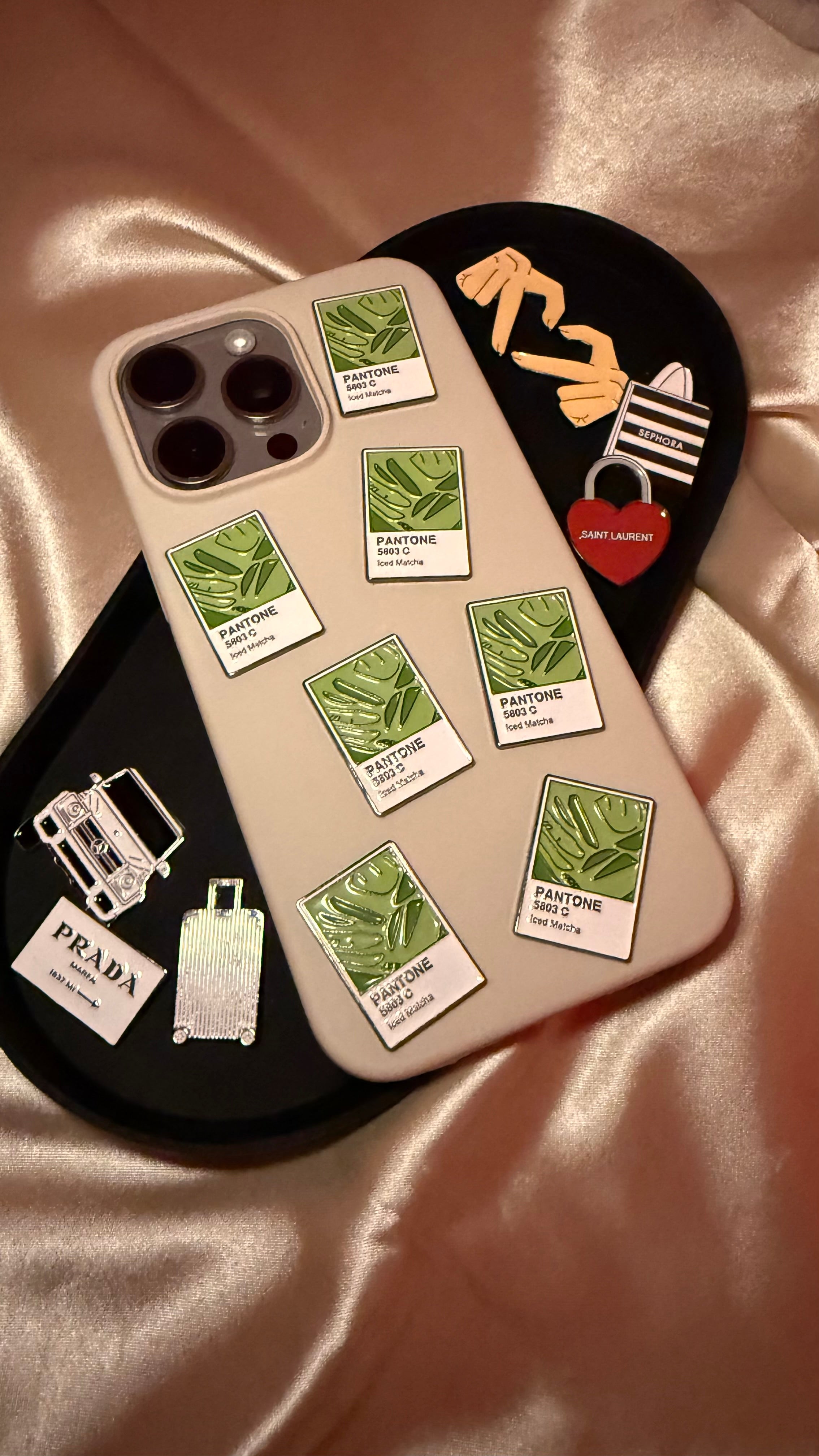 Matcha - Metal Phone Sticker - CELLAIRÉE